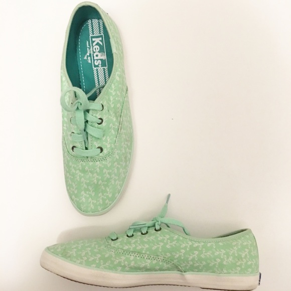 mint green keds shoes